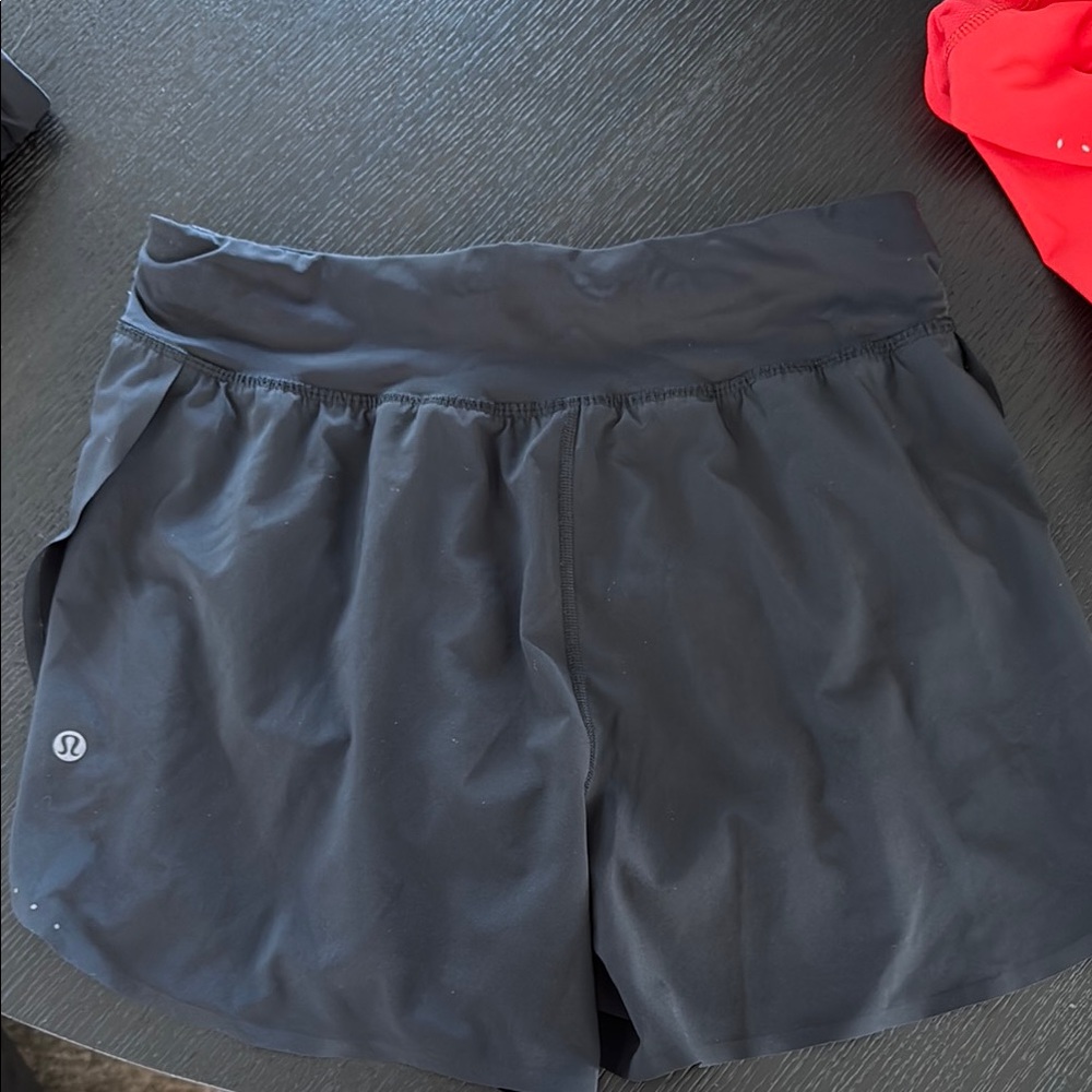 lululemon athletica women’s fast and free running short black